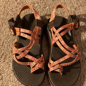 Chaco ZX2 Sandals, coral, size 7